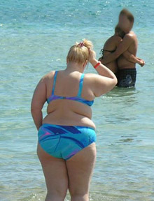 Beach body before.