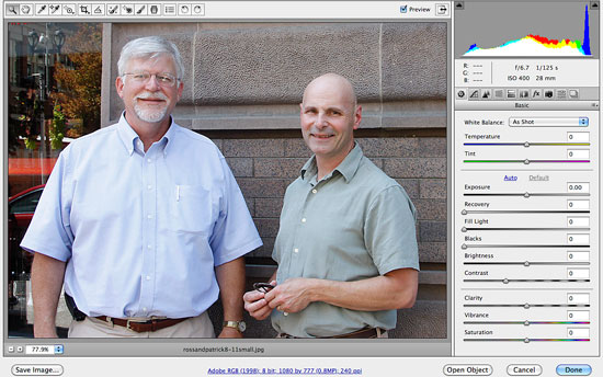 White balance original.