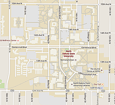NDSU map